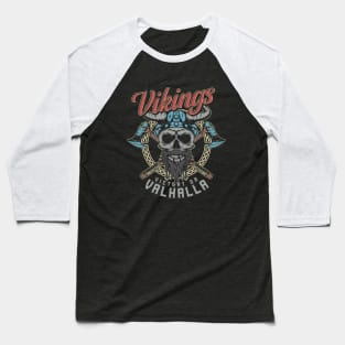 Victory Or Valhalla Baseball T-Shirt